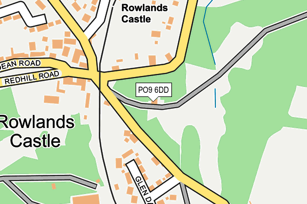 PO9 6DD map - OS OpenMap – Local (Ordnance Survey) PO9 6DD map - OS OpenMap – Local (Ordnance Survey)