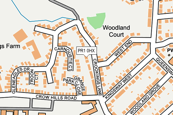 PR1 0HX map - OS OpenMap – Local (Ordnance Survey) PR1 0HX map - OS OpenMap – Local (Ordnance Survey)