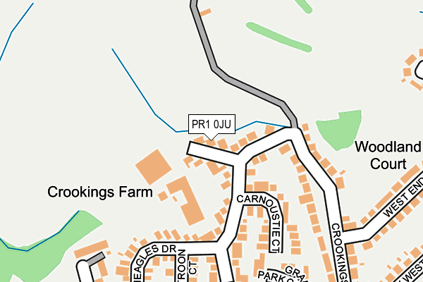 PR1 0JU map - OS OpenMap – Local (Ordnance Survey) PR1 0JU map - OS OpenMap – Local (Ordnance Survey)