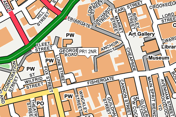 PR1 2NR map - OS OpenMap – Local (Ordnance Survey) PR1 2NR map - OS OpenMap – Local (Ordnance Survey)