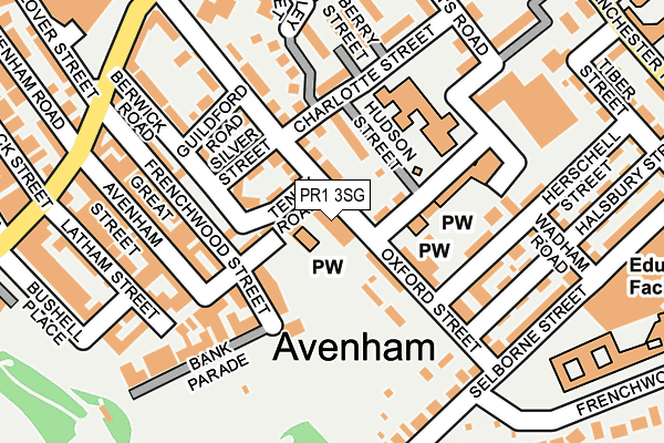 PR1 3SG map - OS OpenMap – Local (Ordnance Survey) PR1 3SG map - OS OpenMap – Local (Ordnance Survey)