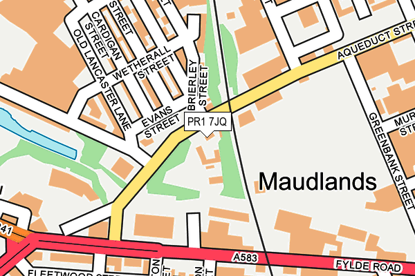 PR1 7JQ map - OS OpenMap – Local (Ordnance Survey) PR1 7JQ map - OS OpenMap – Local (Ordnance Survey)