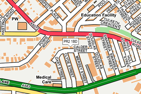 PR2 1BD map - OS OpenMap – Local (Ordnance Survey) PR2 1BD map - OS OpenMap – Local (Ordnance Survey)