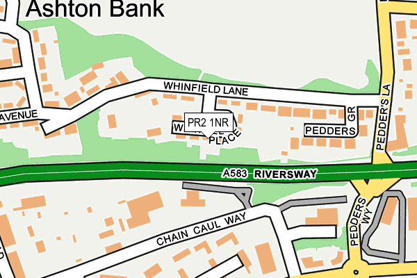 PR2 1NR map - OS OpenMap – Local (Ordnance Survey) PR2 1NR map - OS OpenMap – Local (Ordnance Survey)