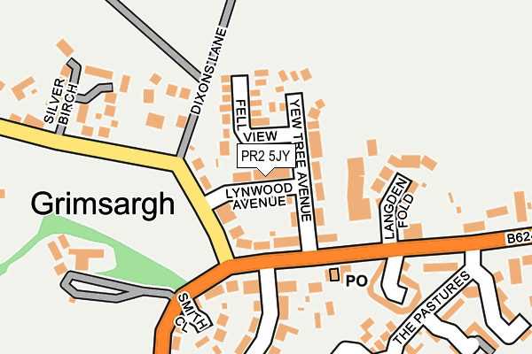 PR2 5JY map - OS OpenMap – Local (Ordnance Survey) PR2 5JY map - OS OpenMap – Local (Ordnance Survey)