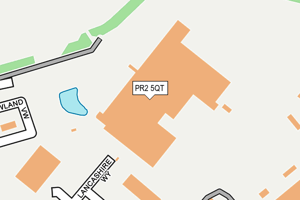 PR2 5QT map - OS OpenMap – Local (Ordnance Survey) PR2 5QT map - OS OpenMap – Local (Ordnance Survey)