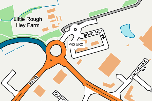 PR2 5RX map - OS OpenMap – Local (Ordnance Survey) PR2 5RX map - OS OpenMap – Local (Ordnance Survey)