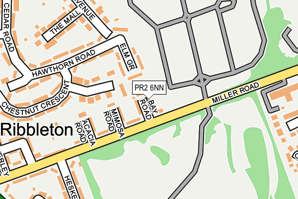 PR2 6NN map - OS OpenMap – Local (Ordnance Survey) PR2 6NN map - OS OpenMap – Local (Ordnance Survey)