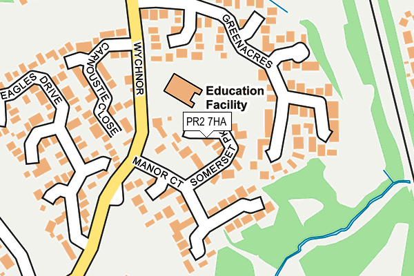 PR2 7HA map - OS OpenMap – Local (Ordnance Survey) PR2 7HA map - OS OpenMap – Local (Ordnance Survey)