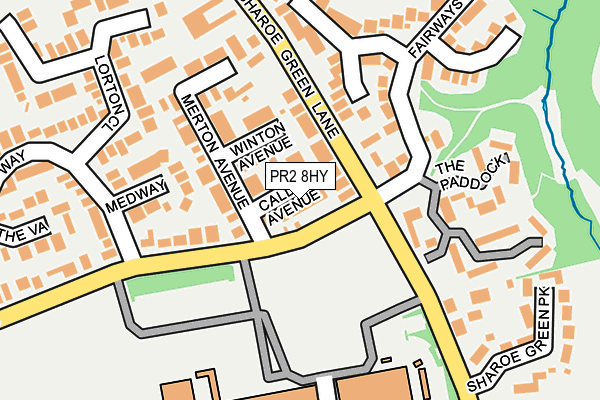 PR2 8HY map - OS OpenMap – Local (Ordnance Survey) PR2 8HY map - OS OpenMap – Local (Ordnance Survey)