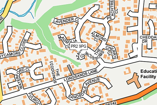 PR2 9PG map - OS OpenMap – Local (Ordnance Survey) PR2 9PG map - OS OpenMap – Local (Ordnance Survey)