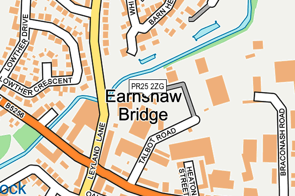 PR25 2ZG map - OS OpenMap – Local (Ordnance Survey) PR25 2ZG map - OS OpenMap – Local (Ordnance Survey)