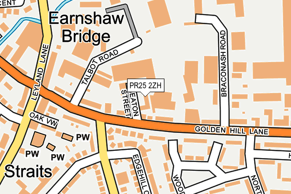 PR25 2ZH map - OS OpenMap – Local (Ordnance Survey) PR25 2ZH map - OS OpenMap – Local (Ordnance Survey)