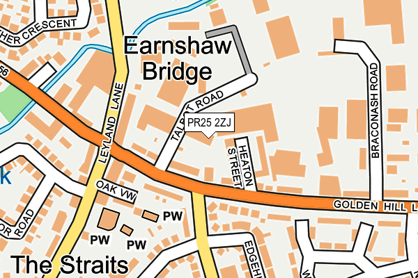 PR25 2ZJ map - OS OpenMap – Local (Ordnance Survey) PR25 2ZJ map - OS OpenMap – Local (Ordnance Survey)