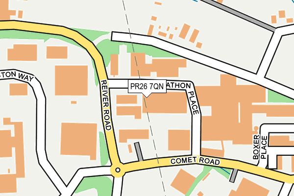PR26 7QN map - OS OpenMap – Local (Ordnance Survey) PR26 7QN map - OS OpenMap – Local (Ordnance Survey)