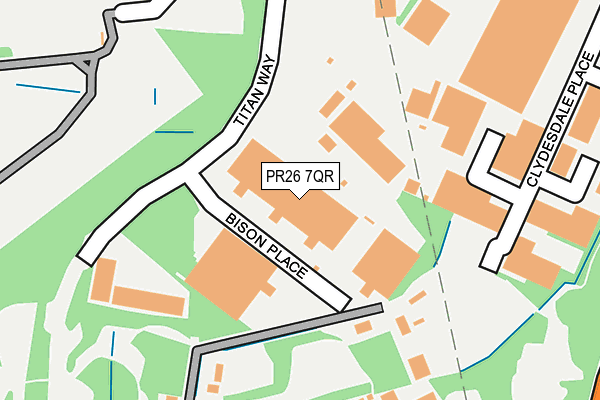 PR26 7QR map - OS OpenMap – Local (Ordnance Survey) PR26 7QR map - OS OpenMap – Local (Ordnance Survey)