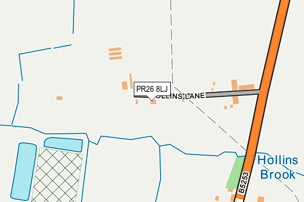 PR26 8LJ map - OS OpenMap – Local (Ordnance Survey) PR26 8LJ map - OS OpenMap – Local (Ordnance Survey)