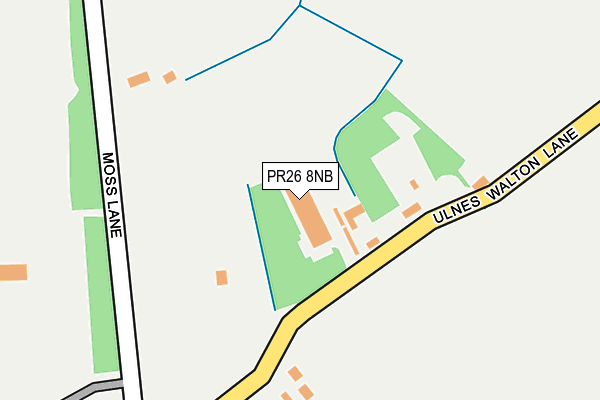 PR26 8NB map - OS OpenMap – Local (Ordnance Survey) PR26 8NB map - OS OpenMap – Local (Ordnance Survey)