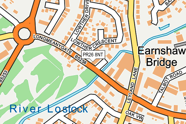 PR26 8NT map - OS OpenMap – Local (Ordnance Survey) PR26 8NT map - OS OpenMap – Local (Ordnance Survey)