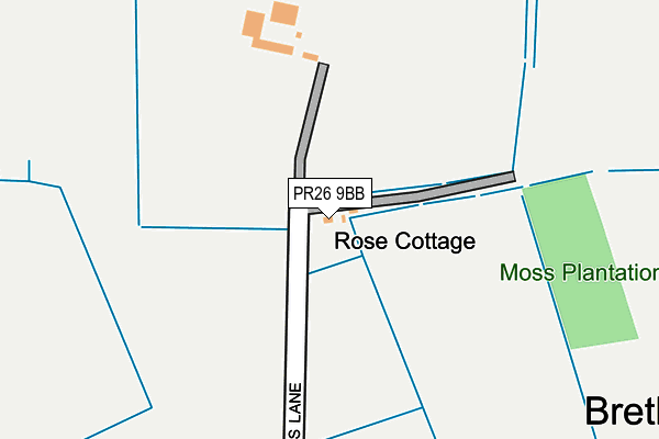 PR26 9BB map - OS OpenMap – Local (Ordnance Survey) PR26 9BB map - OS OpenMap – Local (Ordnance Survey)