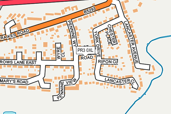 PR3 0XL map - OS OpenMap – Local (Ordnance Survey) PR3 0XL map - OS OpenMap – Local (Ordnance Survey)