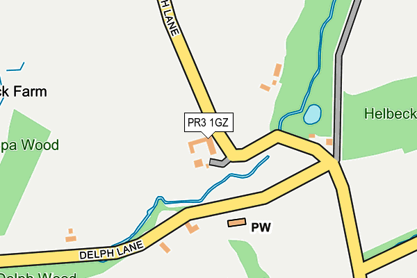 PR3 1GZ map - OS OpenMap – Local (Ordnance Survey) PR3 1GZ map - OS OpenMap – Local (Ordnance Survey)