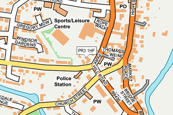 PR3 1HF map - OS OpenMap – Local (Ordnance Survey) PR3 1HF map - OS OpenMap – Local (Ordnance Survey)