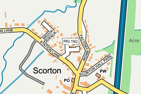 PR3 1NQ map - OS OpenMap – Local (Ordnance Survey) PR3 1NQ map - OS OpenMap – Local (Ordnance Survey)