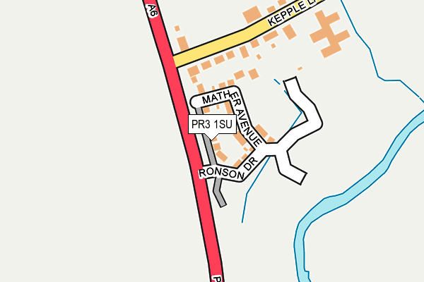 PR3 1SU map - OS OpenMap – Local (Ordnance Survey) PR3 1SU map - OS OpenMap – Local (Ordnance Survey)