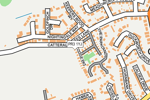 PR3 1YJ map - OS OpenMap – Local (Ordnance Survey) PR3 1YJ map - OS OpenMap – Local (Ordnance Survey)
