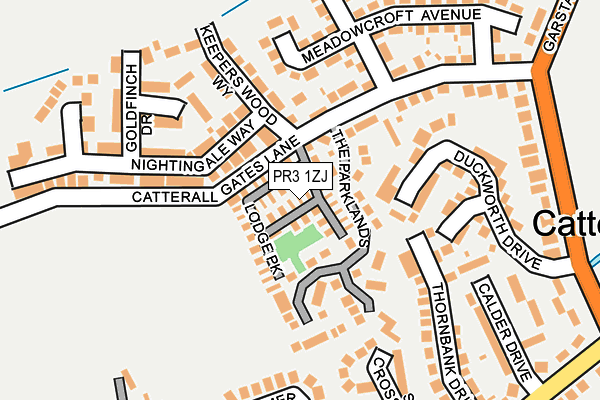 PR3 1ZJ map - OS OpenMap – Local (Ordnance Survey) PR3 1ZJ map - OS OpenMap – Local (Ordnance Survey)