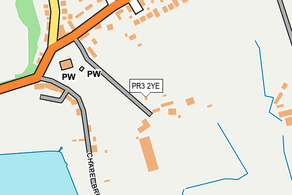 PR3 2YE map - OS OpenMap – Local (Ordnance Survey) PR3 2YE map - OS OpenMap – Local (Ordnance Survey)