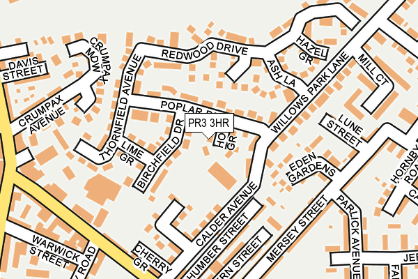 PR3 3HR map - OS OpenMap – Local (Ordnance Survey) PR3 3HR map - OS OpenMap – Local (Ordnance Survey)