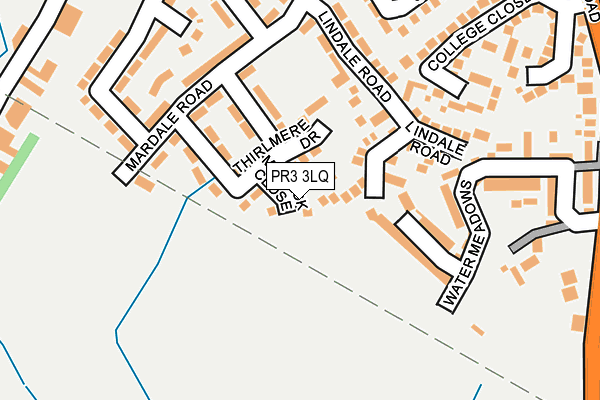 PR3 3LQ map - OS OpenMap – Local (Ordnance Survey) PR3 3LQ map - OS OpenMap – Local (Ordnance Survey)