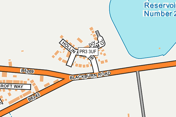 PR3 3UF map - OS OpenMap – Local (Ordnance Survey) PR3 3UF map - OS OpenMap – Local (Ordnance Survey)