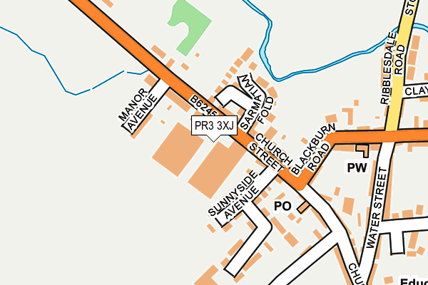 PR3 3XJ map - OS OpenMap – Local (Ordnance Survey) PR3 3XJ map - OS OpenMap – Local (Ordnance Survey)