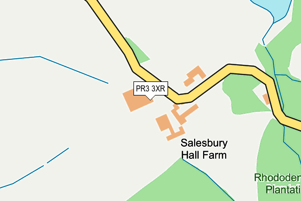PR3 3XR map - OS OpenMap – Local (Ordnance Survey)