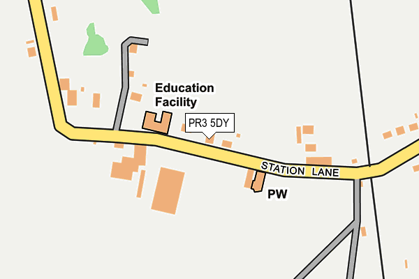 PR3 5DY map - OS OpenMap – Local (Ordnance Survey) PR3 5DY map - OS OpenMap – Local (Ordnance Survey)