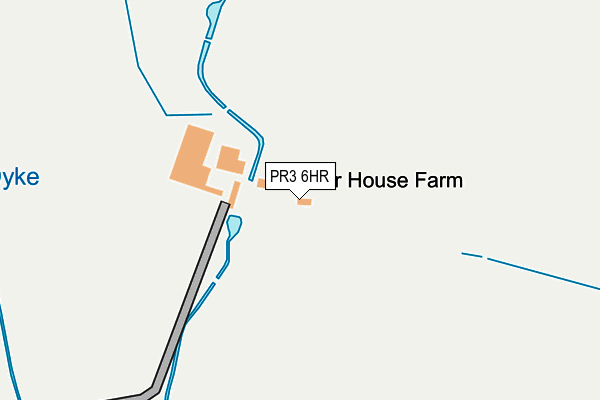 PR3 6HR map - OS OpenMap – Local (Ordnance Survey) PR3 6HR map - OS OpenMap – Local (Ordnance Survey)