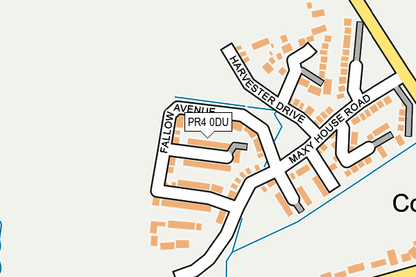 PR4 0DU map - OS OpenMap – Local (Ordnance Survey) PR4 0DU map - OS OpenMap – Local (Ordnance Survey)