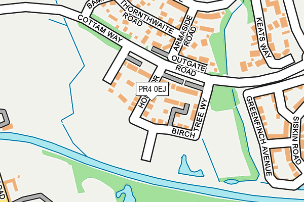 PR4 0EJ map - OS OpenMap – Local (Ordnance Survey) PR4 0EJ map - OS OpenMap – Local (Ordnance Survey)