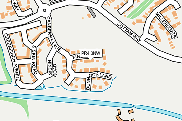PR4 0NW map - OS OpenMap – Local (Ordnance Survey) PR4 0NW map - OS OpenMap – Local (Ordnance Survey)