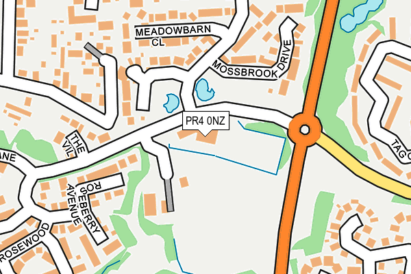 PR4 0NZ map - OS OpenMap – Local (Ordnance Survey) PR4 0NZ map - OS OpenMap – Local (Ordnance Survey)