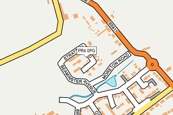PR4 0PG map - OS OpenMap – Local (Ordnance Survey) PR4 0PG map - OS OpenMap – Local (Ordnance Survey)