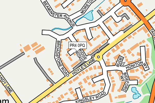 PR4 0PQ map - OS OpenMap – Local (Ordnance Survey) PR4 0PQ map - OS OpenMap – Local (Ordnance Survey)