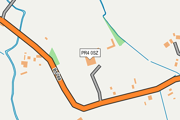 PR4 0SZ map - OS OpenMap – Local (Ordnance Survey) PR4 0SZ map - OS OpenMap – Local (Ordnance Survey)