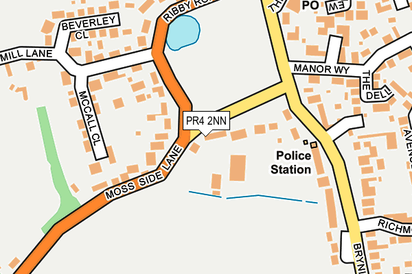 PR4 2NN map - OS OpenMap – Local (Ordnance Survey) PR4 2NN map - OS OpenMap – Local (Ordnance Survey)