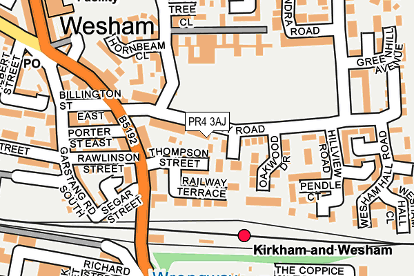 PR4 3AJ map - OS OpenMap – Local (Ordnance Survey) PR4 3AJ map - OS OpenMap – Local (Ordnance Survey)