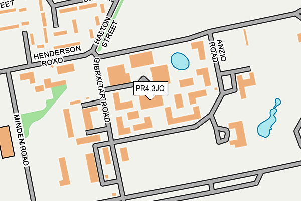 PR4 3JQ map - OS OpenMap – Local (Ordnance Survey) PR4 3JQ map - OS OpenMap – Local (Ordnance Survey)