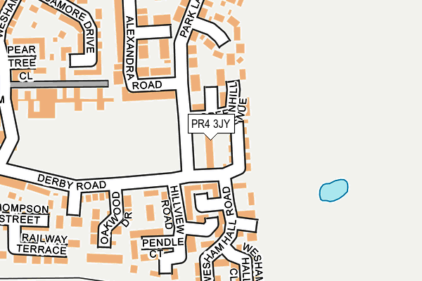 PR4 3JY map - OS OpenMap – Local (Ordnance Survey) PR4 3JY map - OS OpenMap – Local (Ordnance Survey)